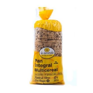 LA ZARANDA, Pan Integral Multicereal CON sal, 500g, VEGANO