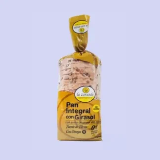 LA ZARANDA, Pan Integral con Girasol, 500g, VEGANO