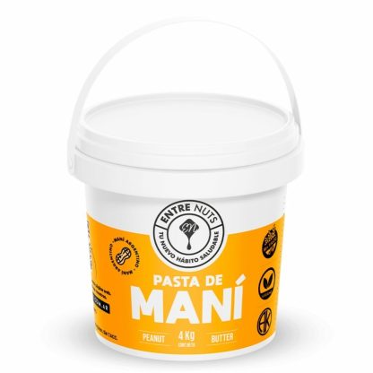 ENTRENUTS, Pasta de Maní Natural BALDE, 4kg