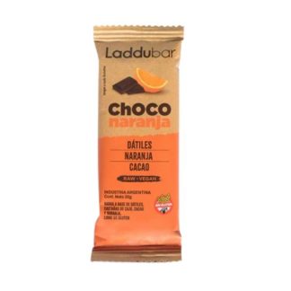 LADDUBAR, barritas de choco y naranja, 30g. SIN TACC