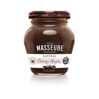 MASSEUBE, Mermelada de Cereza Negra, 352gr