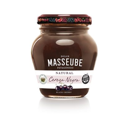 MASSEUBE, Mermelada de Cereza Negra, 352gr