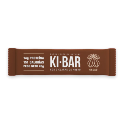 KIBAR, Barrita Proteíca Cacao Puro, 45g