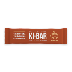 KIBAR, Barrita Proteíca Manzana y Algarroba, 45g