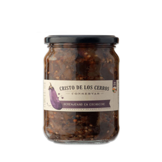 CRISTO DE LOS CERROS, Berenjenas en Escabeche, 650g