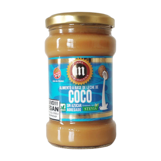 DOÑA MAGDALENA, Dulce de leche COCO Vegano con STEVIA, 360g