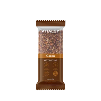 VITALGY, Cereal Bar Cacao & Almendras, 10u