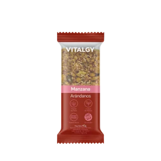 VITALGY, Cereal Bar Manzana & Arándanos