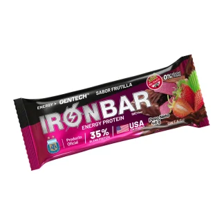 GENTECH, IronBar Barritas Proteícas Frutilla, 20u