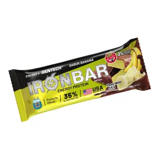 GENTECH, IronBar Barritas Proteícas Banana, 20u