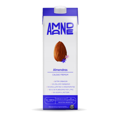AMANDE, Leche de Almendras Tradicional, 1l