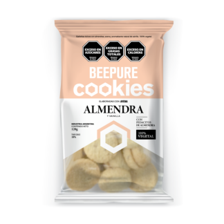 BEEPURE, Cookies Avena y Almendras, 120g