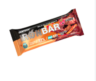 GENTECH, IronBar Barritas Proteícas Dulce de Leche Crunch, 20u