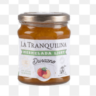 LA TRANQUILINA, Mermelada Durazno LIGHT, 330g
