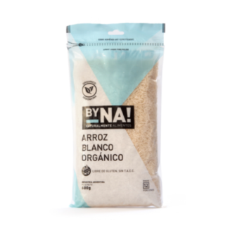 ByNa!, Arroz Blanco Organico, 600g