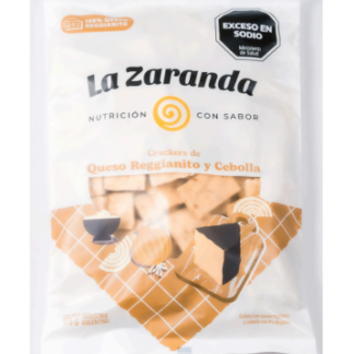 NUEVO! LA ZARANDA, Crackers reggianito y cebolla, 175g
