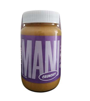 NUEVO! KOS FOOD, pasta de maní CRUNCHY, 380g
