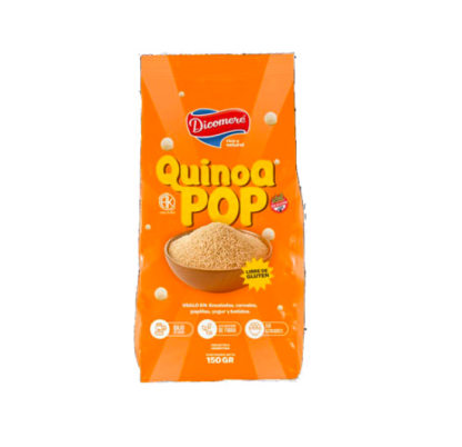 DICOMERE, Quinoa Pop, 150g, SIN TACC