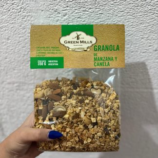 NUEVO! GREEN MILLS, Granola de Manzana y Canela, 350g