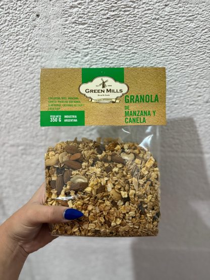 NUEVO! GREEN MILLS, Granola de Manzana y Canela, 350g