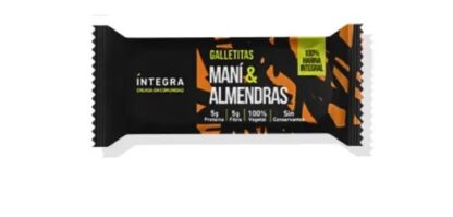 INTEGRA, Galletitas Maní y Almendras, 100% Harina Integral, 75g