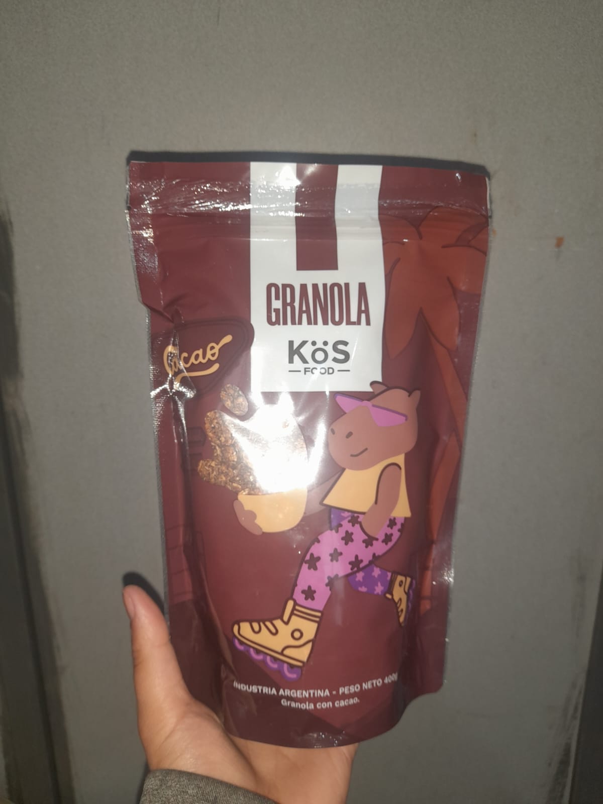 KOS FOOD, Granola cacao, 400g.