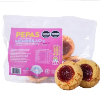 UN RINCON VEGANO, Pepas de membrillo. 180g.