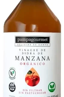 PAMPA GOURMET, vinagre de manzana orgánico. 500cc.