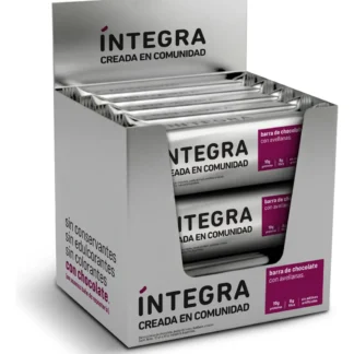 INTEGRA NUEVO, Barra de chocolate, pasta de mani y avellana. 12 unidades