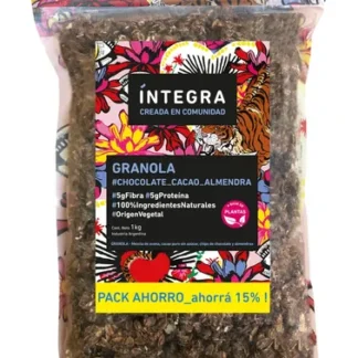 INTEGRA, Granola chocolate Pack ahorro  1kg